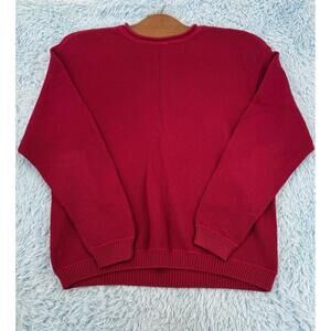 Men’s RedTommy Bahama 100% Cotton Crewneck Sweater Size XLarge Vintage Casual